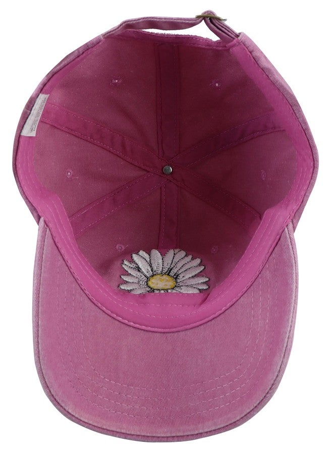 Wsaztulp Pickleball Gifts for Women, Pickle Ball Baseball Cap, Cute Daisy Woman Pickleball Hat, Christmas Mother's Day Birthday Accessories for Mom Mama Aunt Pink - Image 5